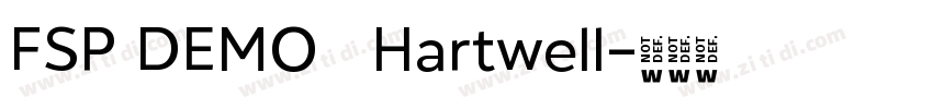 FSP DEMO   Hartwell字体转换